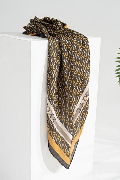 JAWEL Digital Patterned Hijab Women's Soft Scarf - 1