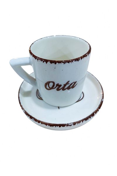 Ganita home Medium Text Floral Print Single Coffee Cup - Double 100ml