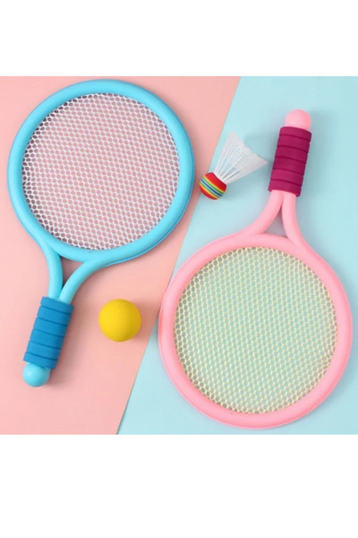 İMVULA Çocuk Badminton Tenis Seti Plaj Bahçe Spor Oyuncakları