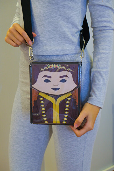 Aven Marten Kral karakter ahşap çanta