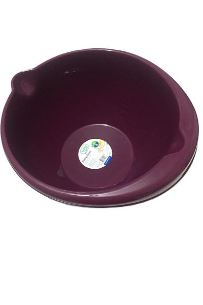 HOBBY LİFE 3 Liter Purple Round Measuring Mixer Bowl