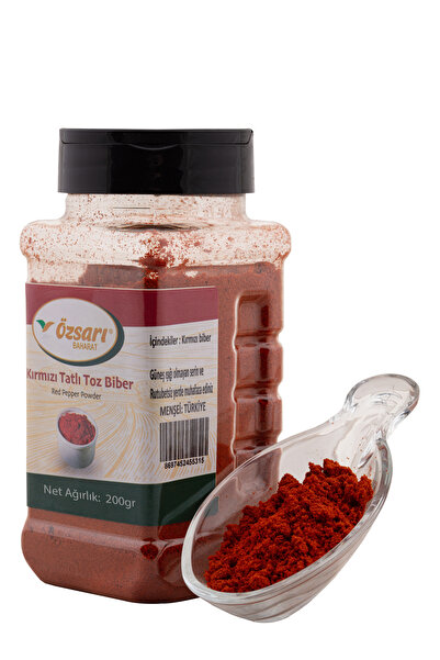 Özsarı Bakliyat Katkısız Gaziantep Kırmızı Tatlı Toz Biber 200gr