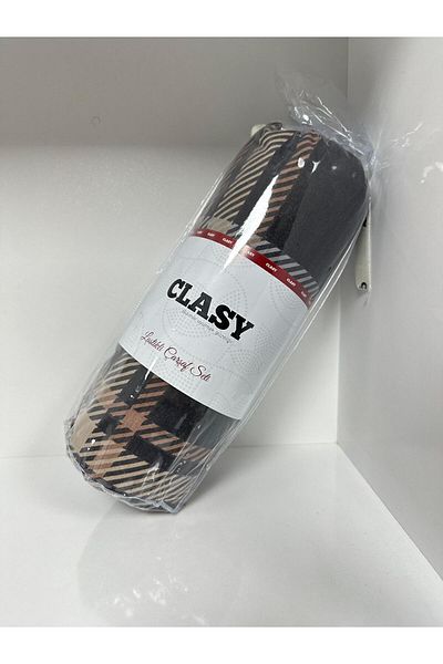 Clasy طقم ملاءات مرنة فردية من Ranforce - نمط أسود وملون