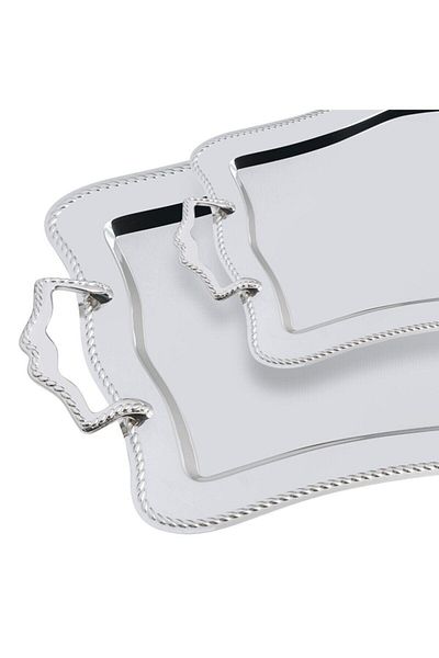 Nehir Chain Simple Tray Set of 2