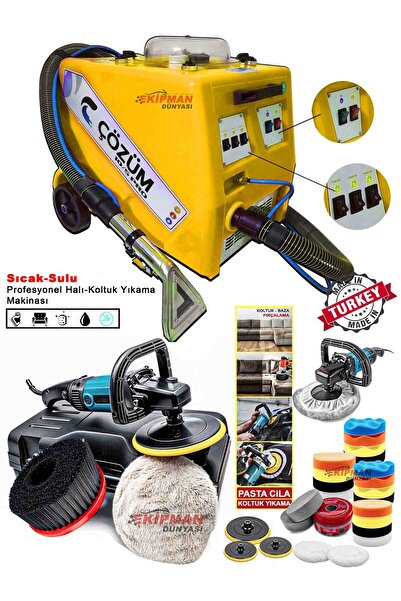 PROXTECH 10-5 PRO Premium 3 Motorlu Halı Yıkama Makinesi ve Koltuk Yıkama Mak...