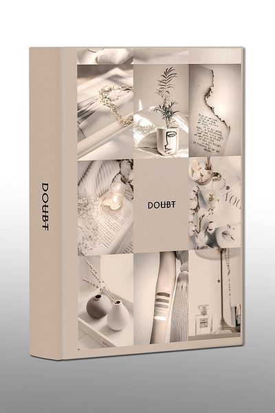 bymat Decorative Box Doubt - Book Box - Soft Appearance Box