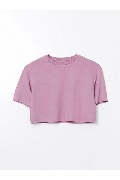 LC Waikiki XSIDE ACTIVE Tricou sport pentru femei cu guler rotund Crop
