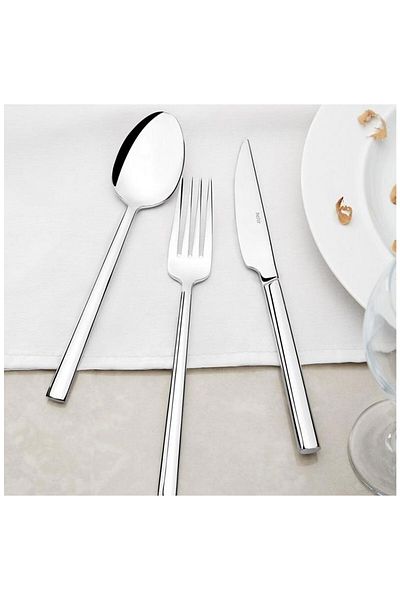 Nehir Dalyan 36 Piece Plain Knife Fork Spoon Set