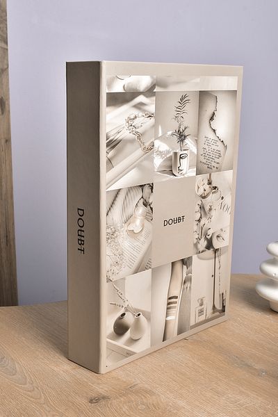 bymat Decorative Box Doubt - Book Box - Soft Appearance Box