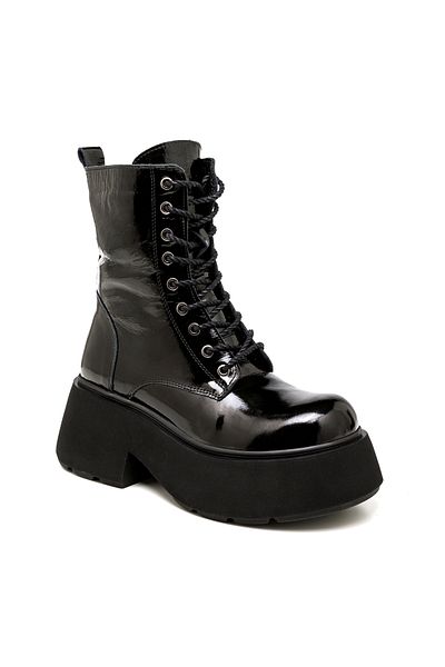 John May Women / Girls Rc-24K-001-R38400 John May 295-Black Patent Leather Shoes