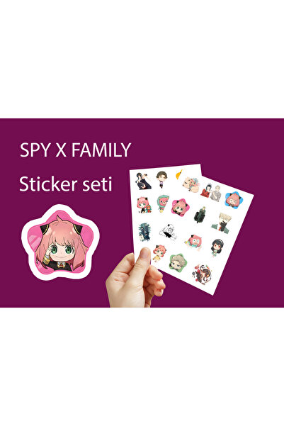 Akumastik SPY x FAMILY  3,5CM Sticker Seti - Anime Sticker
