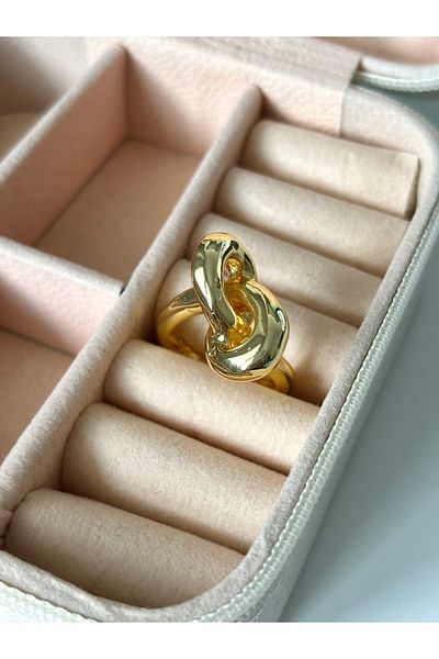 Ressia Thick Knot Dome Ring