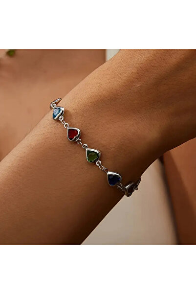 Fashionjewelery Silver Life- Kalp Bileklik