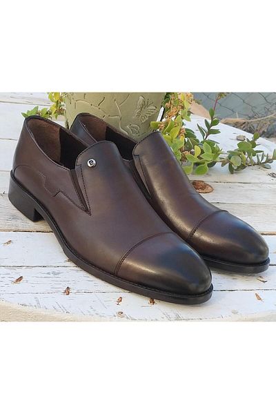 Pierre Cardin Pce-4633 Ανδρικά κλασικά παπούτσια χωρίς δεσμούς από γνήσιο δέρμα
