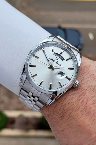 Daniel Klein Silver Renk 24 Ay Garantili 42 mm Erkek Kol Saati