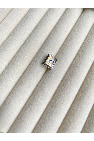 Diamara Designs Women's Gy Size Gold and Silver Steel Charm