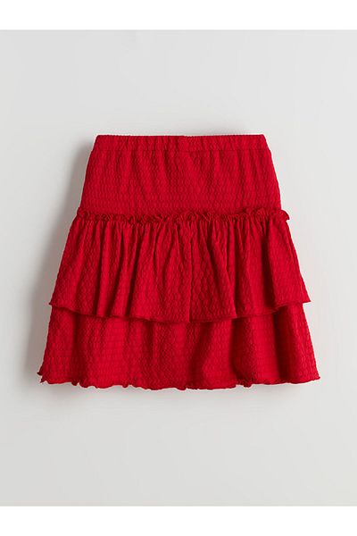 LC Waikiki LCW Kids Elastic Waist Frilly Girl's Skirt