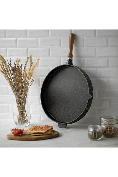 Nehir Aluminum Cast Pancake Pan 33 Cm