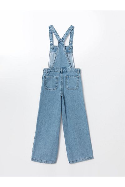 LC Waikiki Blugi pentru fete cu guler pătrat LCW Kids Salopet