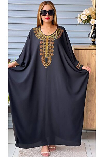 Miss Mercan Kadın Abiye Taş Tasarımlı Renkli Kadın Abiye Ve Tesettür Elbisesi