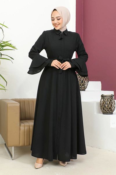 Nevayla Moda أكمام فالون سوداء