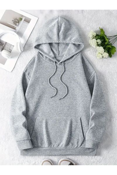LAND MODA Unisex Printed Sweatshirt with Bear