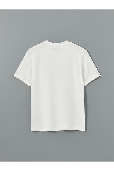 LC Waikiki XSIDE Herren-T-Shirt mit Rundhalsausschnitt aus gekämmter Baumwolle mit Marvel-Aufdruck