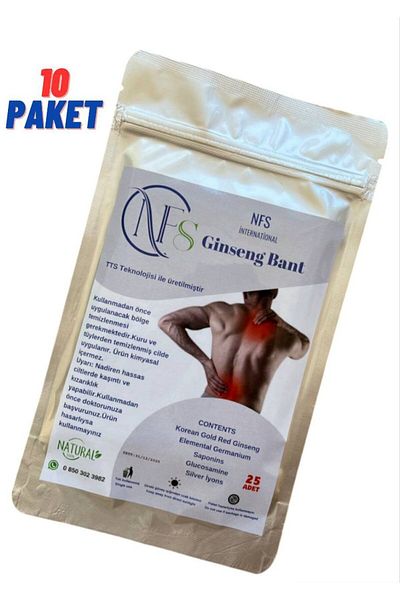 NFS İNTERNATİONAL NFS Ginseng Tape 10 Pack
