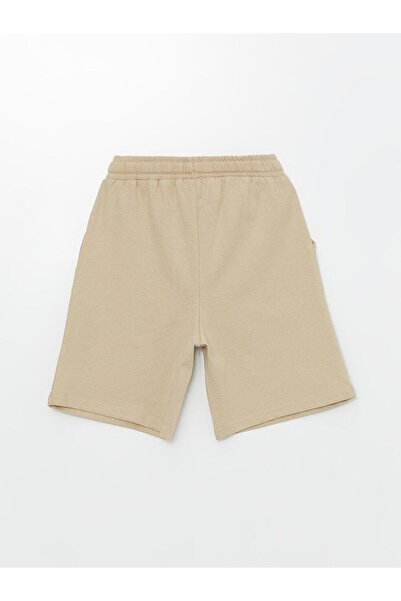 LC Waikiki Kids Black Crew Neck Printed Boys' Undershirt and Shorts