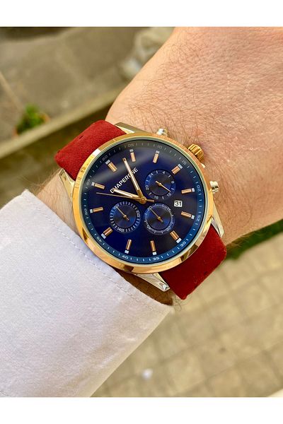 Reward Chaporone Suede Cord Waterproof Men's Wristwatch Valentine's Day Gift