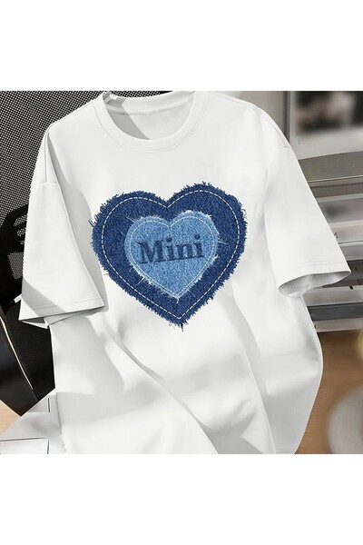 Tarzsokak Λευκό μπλουζάκι με αστεράκι