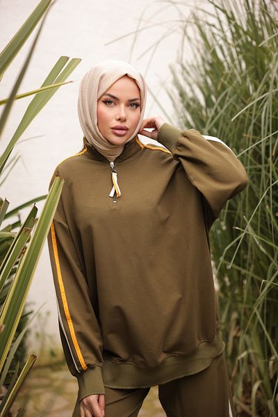 MİMİ Luxury Wear Σετ αθλητικής φόρμας Hijab - Γυναικεία με φερμουάρ