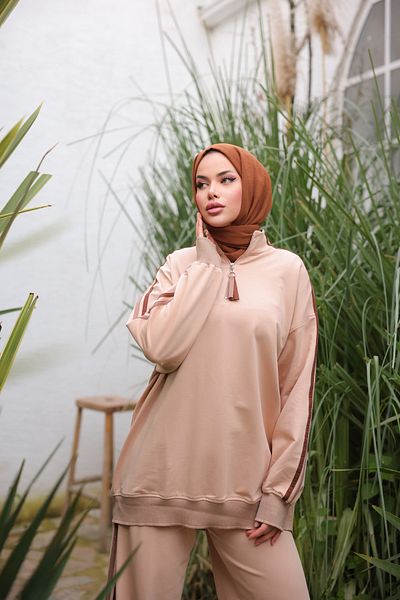 MİMİ Luxury Wear Σετ αθλητικής φόρμας Hijab - Γυναικεία με φερμουάρ