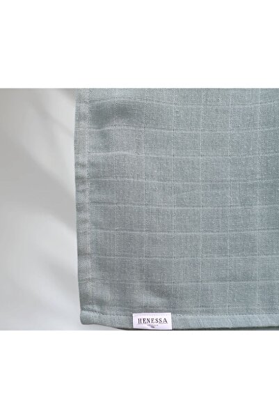 HENESSA TEKSTİL Multi-Purpose Muslin Blanket Mint Green Unisex 80*90