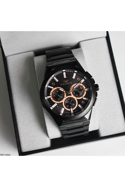 FERRO Fm11505G Men's Watch with Steel Band