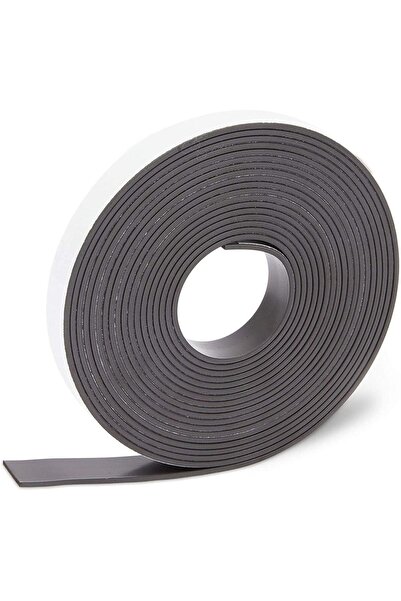 Dünya Magnet 5 Metre Yapışkanlı Şerit Mıknatıs Magnet Kes Kullan, Genişlik 12...