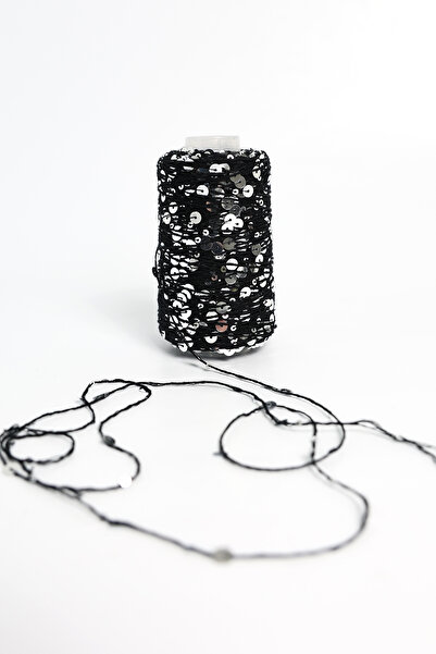 MODUMUZ RAHATLIK Pullu İp 100 gramlık bobinlerinde 320 metre uzunluk Pul Boyutu: 3mm+6mm