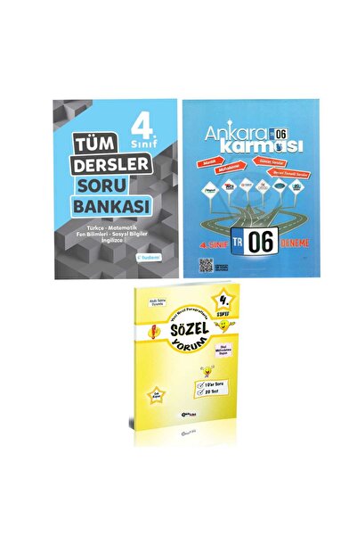 Tudem Yayınları 4. Sınıf Tüm Dersler Soru Bankası