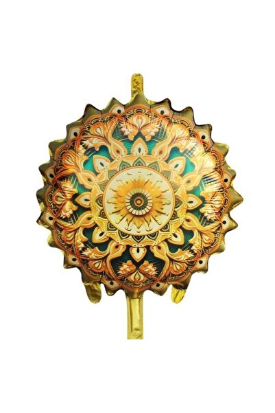 Onay Store Ramazan Motifli Yeşil 18 İnc Yuvarlak Folyo Balon - Hoşgeldin Rama...