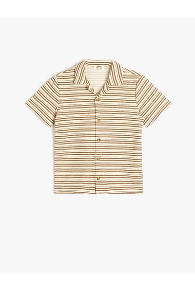 Koton White Polo Neck T-Shirt