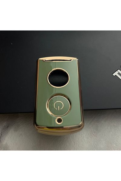 bigkey Key Case for Yamaha 2020-2024 E up to Nmax Compatible - Green / Gold