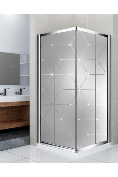 RENKLİ HOBBY Autocolant folie de acoperire pentru cabină de duș pentru baie - Dressing pentru cabină de duș - autoadeziv