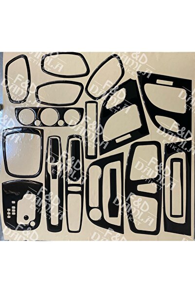 FD Damla Etiket Renault Fluence Torpido, Konsol, Trim, Göğüs Maun Kaplama Par...