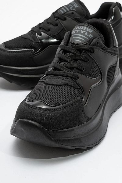 Afilli Premium Black Orthopedic Women's Walking Shoes