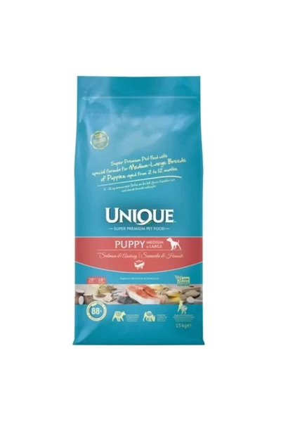 TREND Unique Somonlu ve Hamsili Orta ve Büyük Irk Düşük Tahıllı Yavru Köpek M...