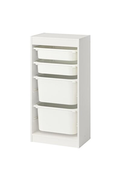 IKEA - TROFAST, saklama ünitesi, beyaz, 46x30x94 cm