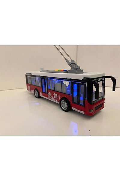 DYA TİCARET Toy City Bus with Sound and Light