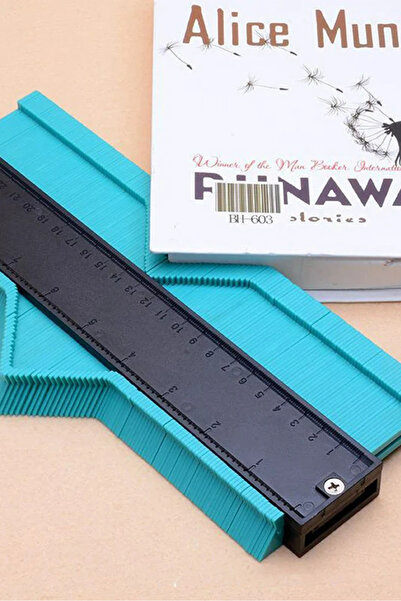 MELİORA Özel Üretim 24 cm Kontur Ölçüm Cihazı Ahşap Fayans Şekillendirme Kalı...