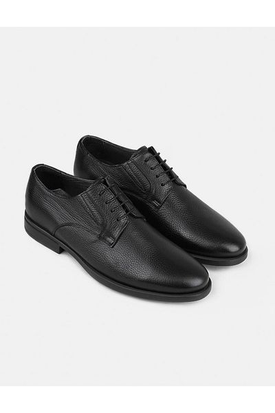 Cabani Men's Genuine Leather Black Eva Sole Casual Shoes