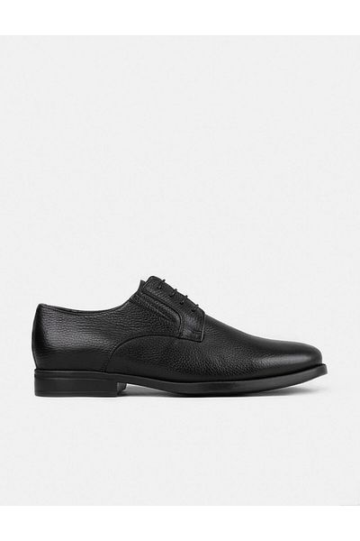 Cabani Men's Genuine Leather Black Eva Sole Casual Shoes